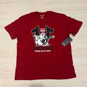 True Religion Red Graphic Tee XL